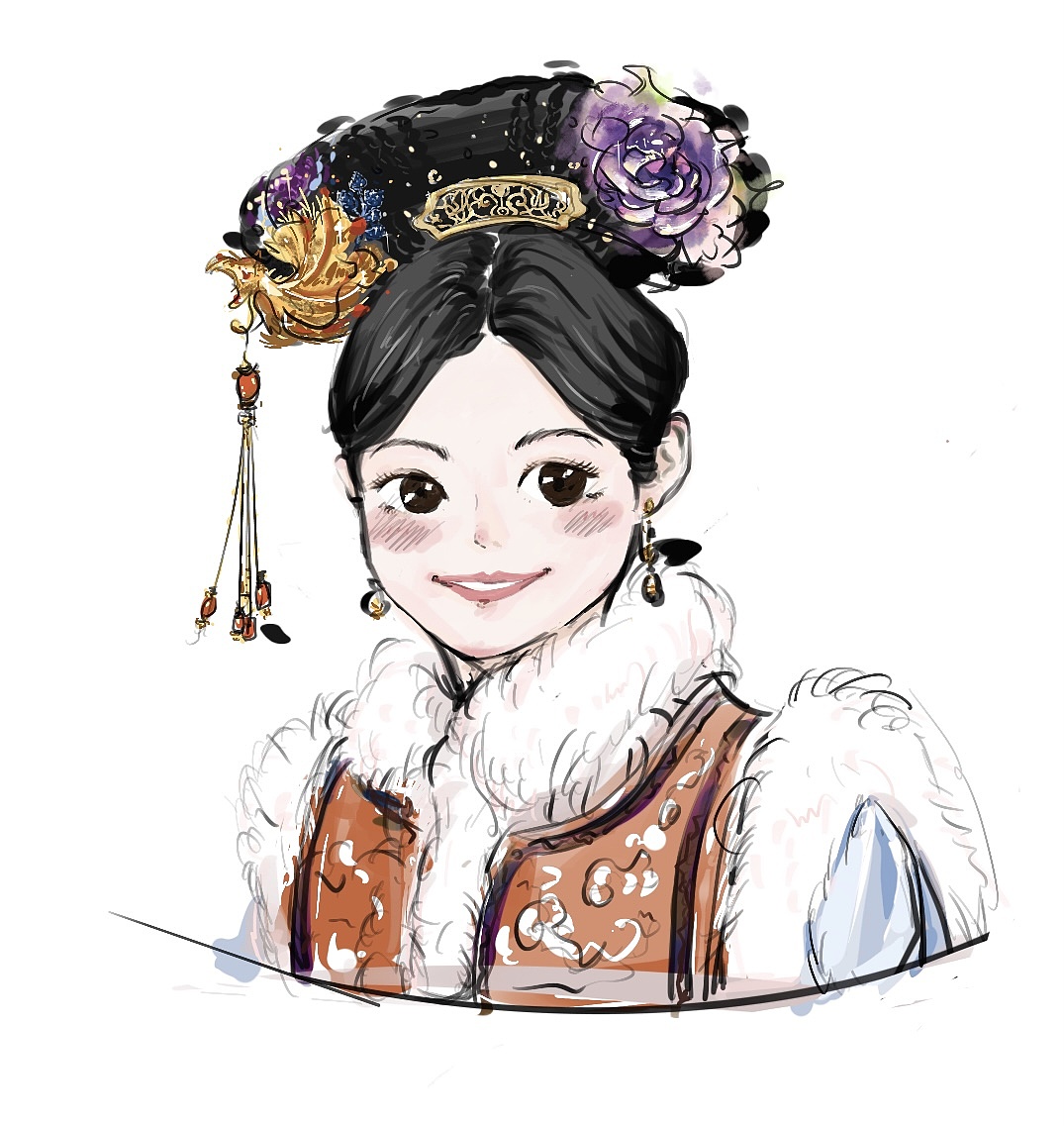 甄嬛传漫画_漫画甄嬛传头像_甄嬛传漫画q版免费