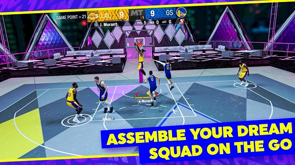 iosnba手机游戏-iOS 上的 NBA 手机游戏：画面逼